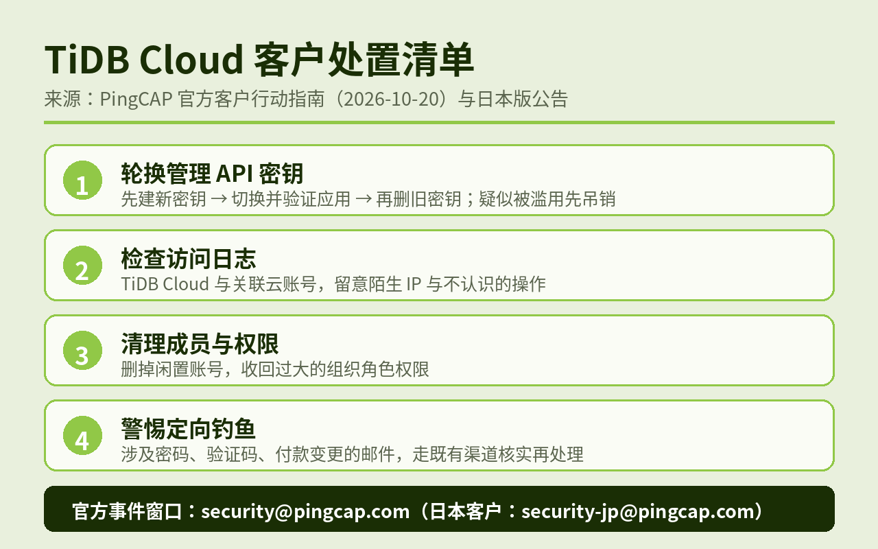 客户处置清单